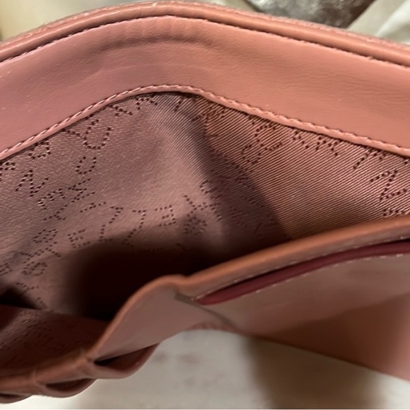 Stella McCartney Falabella small flap wallet pink EUC - Picture 8 of 11